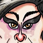 Caricatura de Amy Winehouse