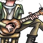 Caricatura de Eddie Vedder