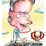 Caricatura Stephen King