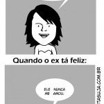 Tirinhas sobre fim de namoro