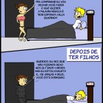 Antes e depois de ter filhos