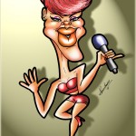 Caricatura Rihanna