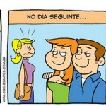 A fila anda...