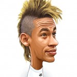 Caricatura Neymar 