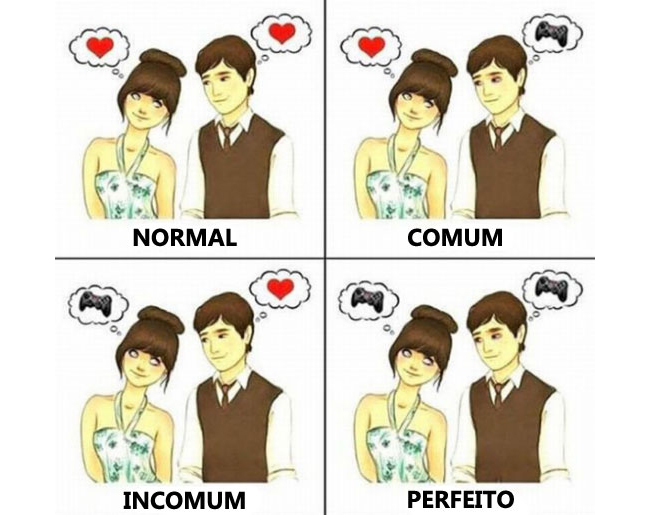Relacionamento Gamer perfeito