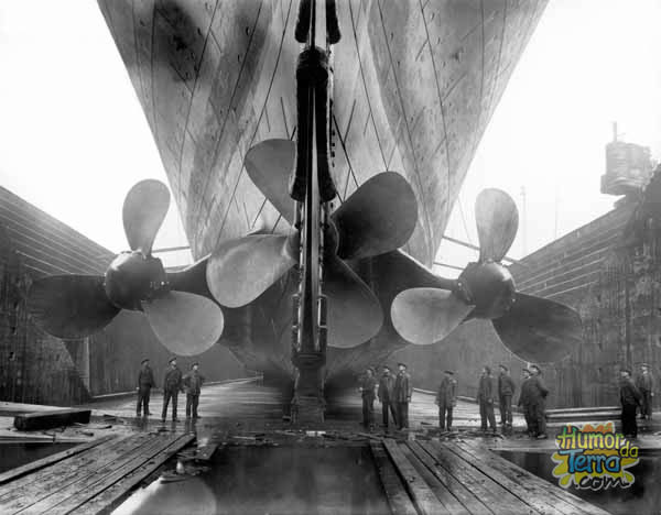Hélices do Titanic