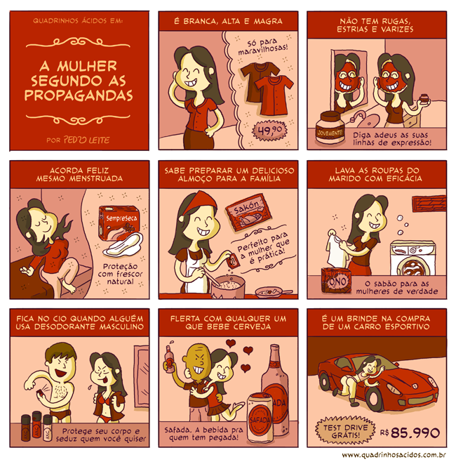 A mulher segundo as propagandas