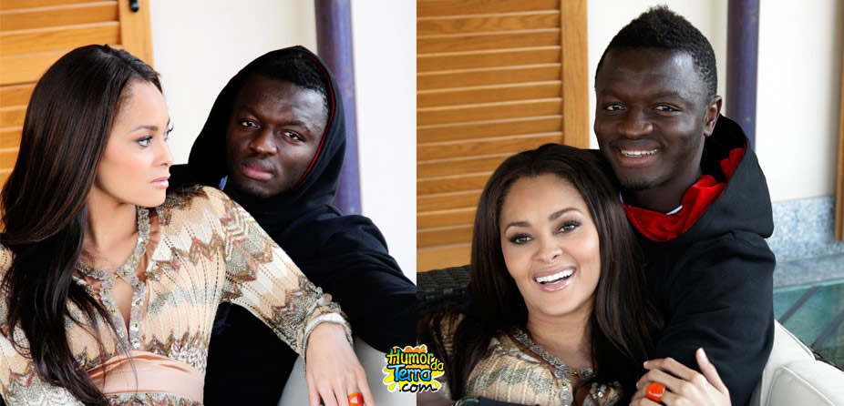 Menaye Donkor e Sulley Muntari