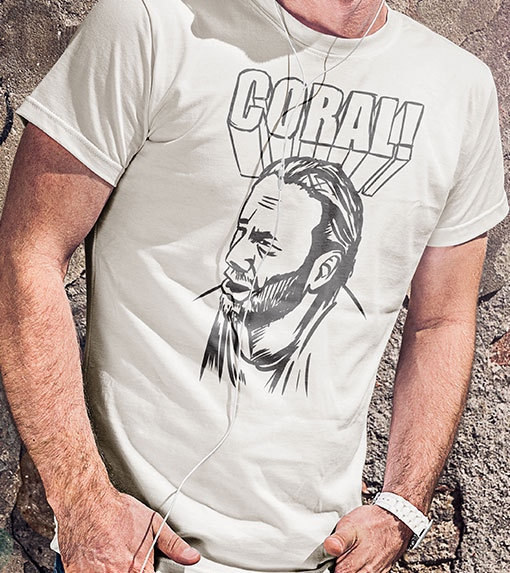 Camiseta-Coral