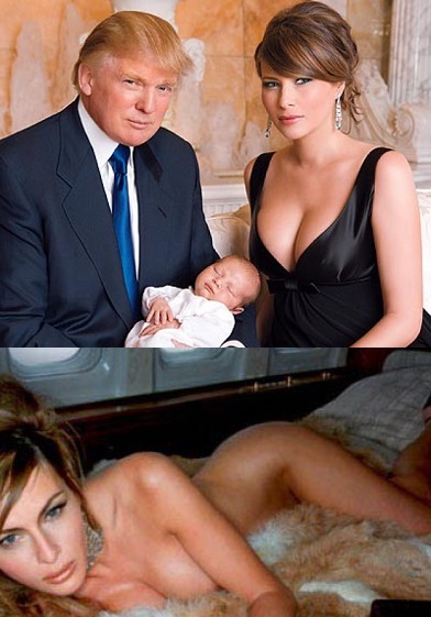 Donald Trump and Melania Knauss