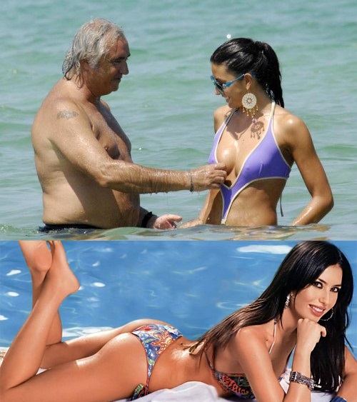 Elisabetta Gregoraci and Flavio Briatore