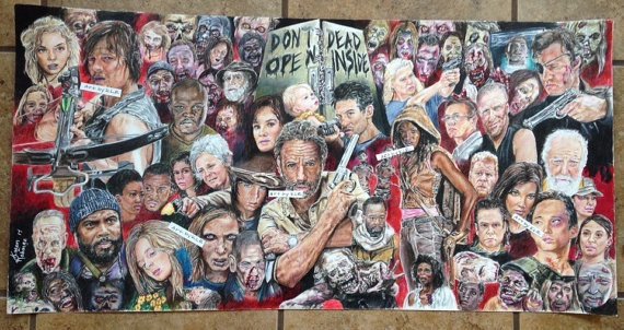 Esta Arte Insana de Walking Dead