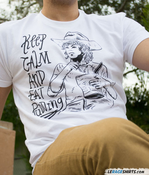 Esta Camiseta Keep Calm and Eat Pudding