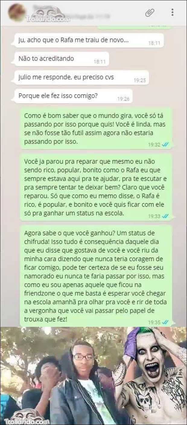 Soldado se revolta e manda Friendzone pra PQP!