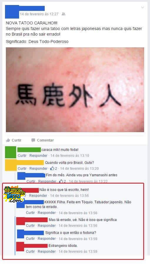 Tatuagem importada é outro nível