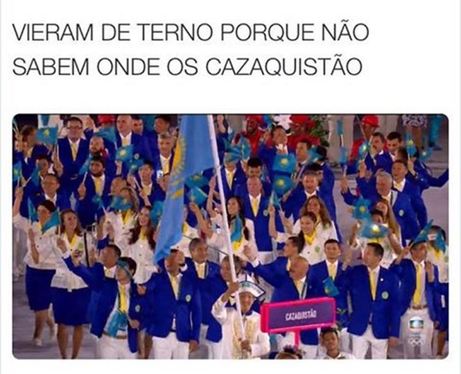provas de que os brasileiros não sabem levar as Olimpíadas a sério 1