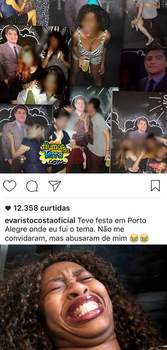 Evaristo Costa vira tema de festa