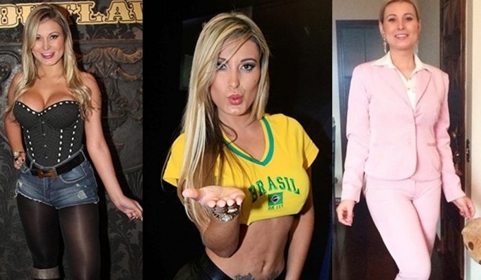 Andressa Urach antes e depois