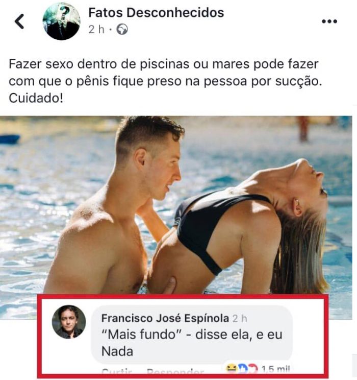 mito dos comentários