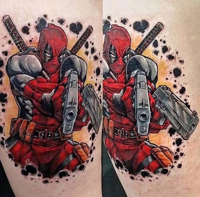 tatuagem deadpool