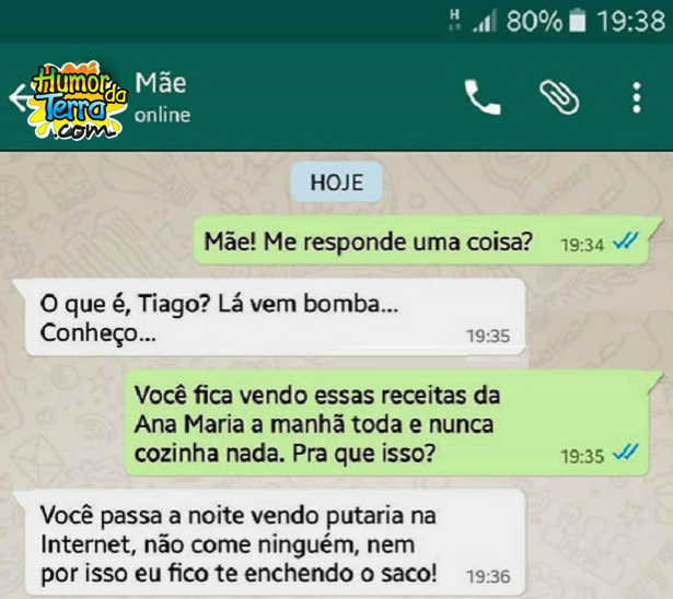 print de whatsapp grupo de família