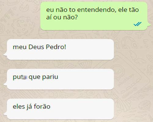 prints whatsapp - garota chamando namorado pra casa dela