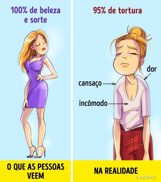 mulheres com seios grandes sofrem bastante