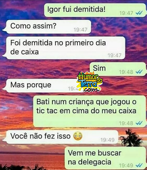 primeiro dia de emprego