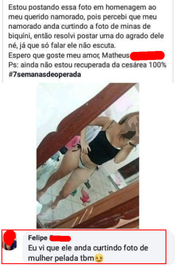 mulher desconfiada é pior do que o FBI