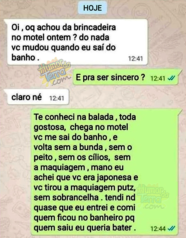 brincadeira no motel