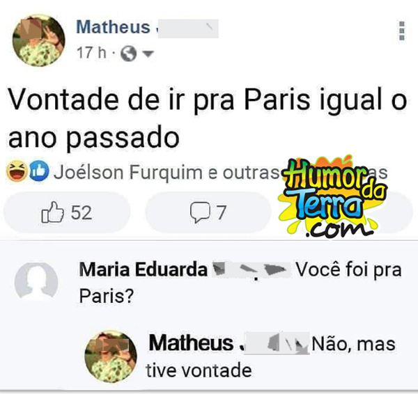 comentários engraçados