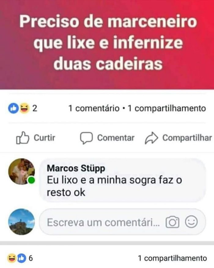 mitos dos comentários