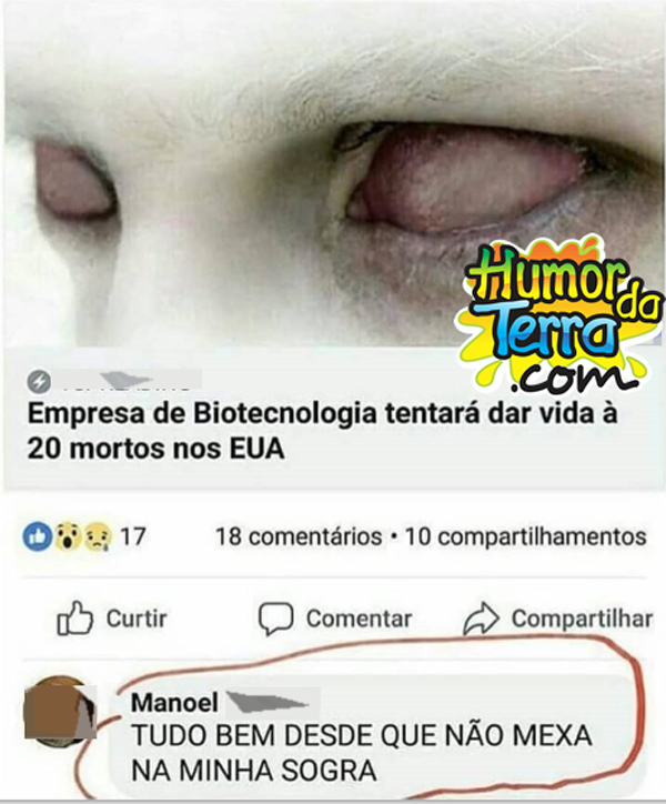 comentários engraçados