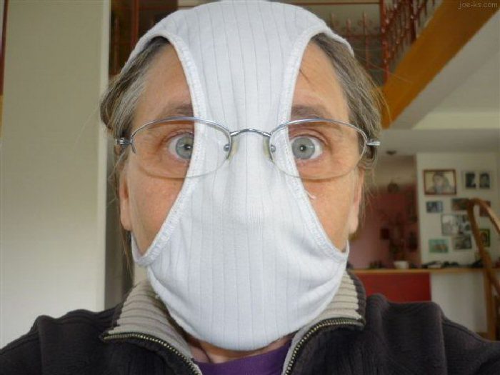 mascara de proteção facial contra o coronavírus modelo cueca