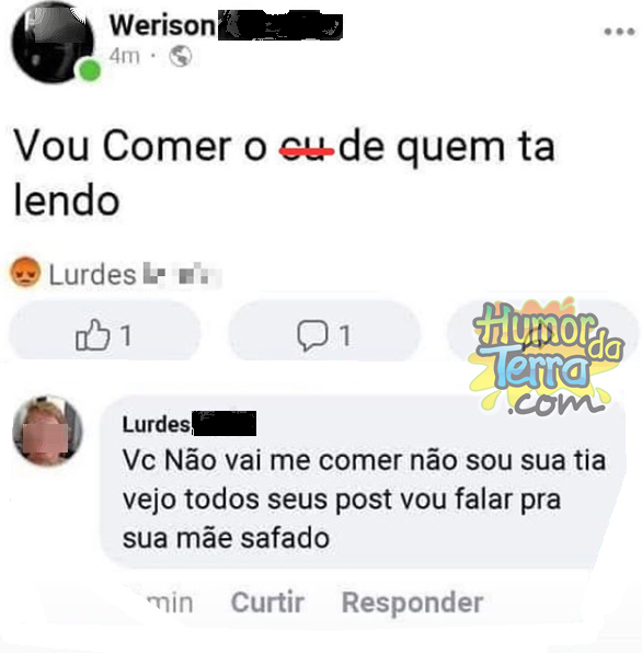 postagem safada nas redes sociais