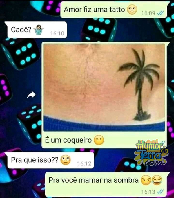 Tatuagem em homenagem à namorada