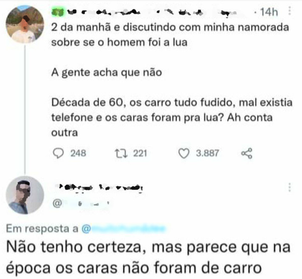 O homem foi pra lua ou não